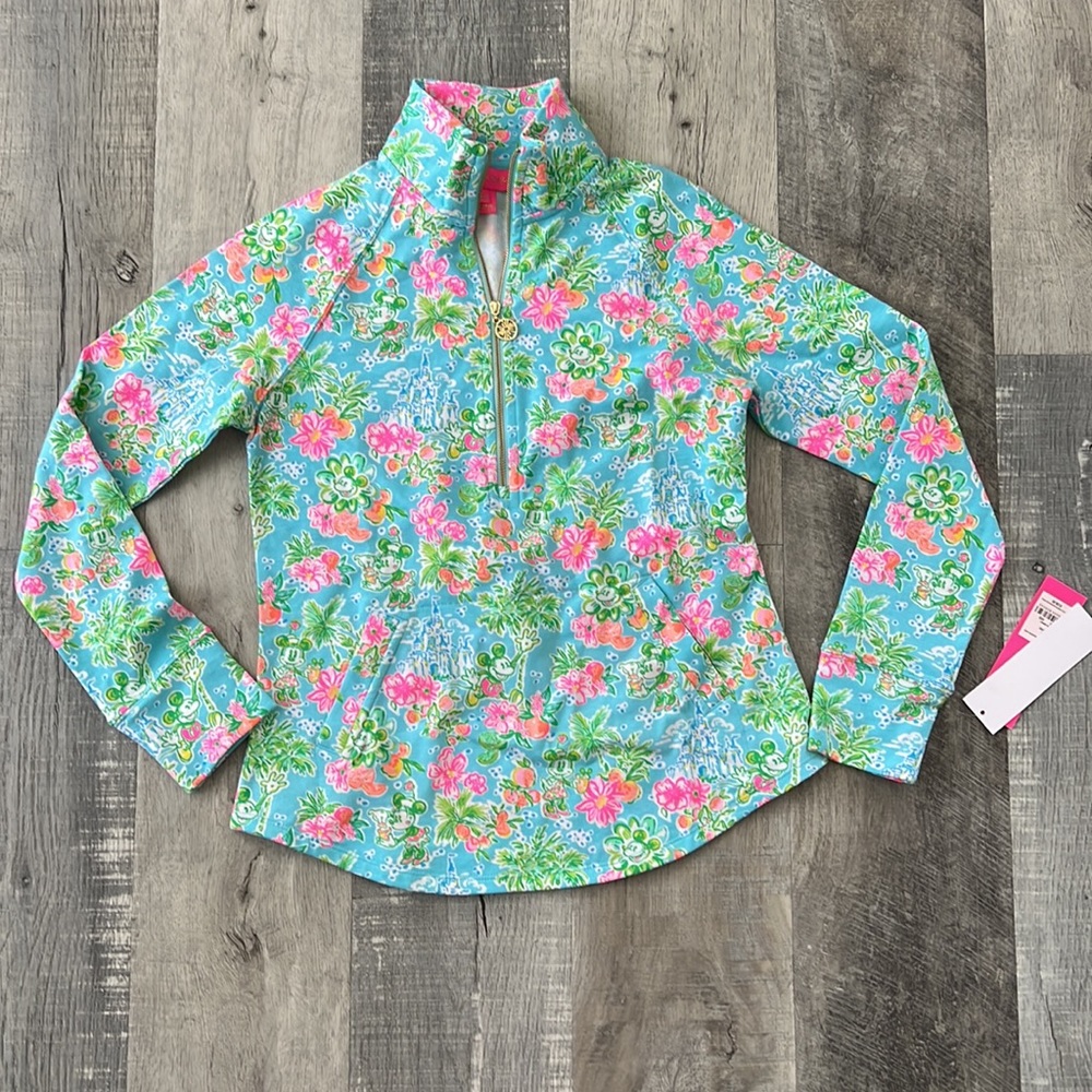 Lilly Pulitzer x Disney Mickey & Minnie Mouse Skipper Pullover - Picture 1 of 6